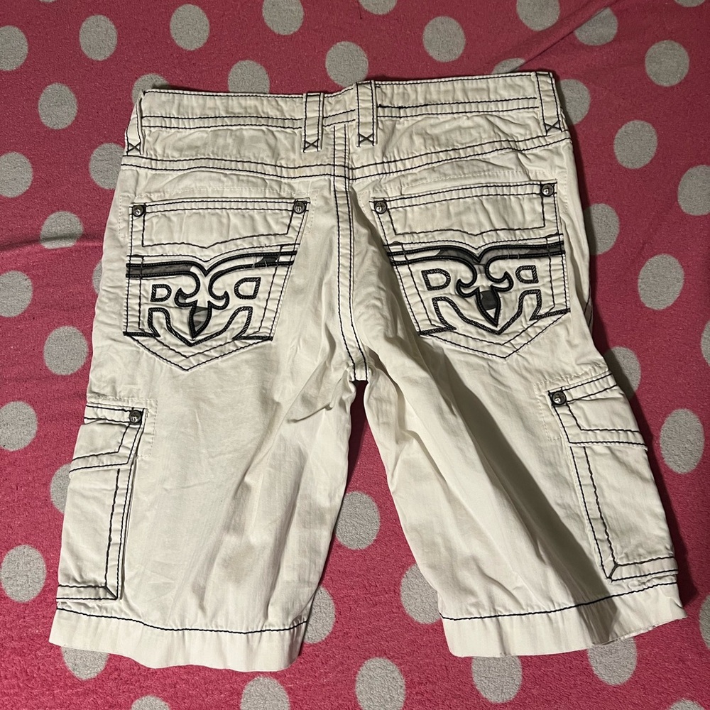 Men's Unique White Rock Revivsl Cargo Shorts